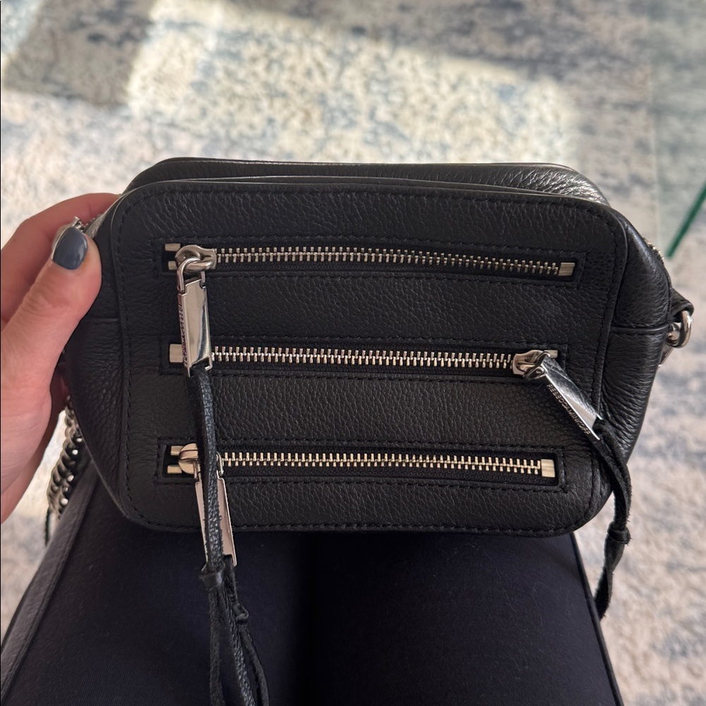 Rebecca minkoff black crossbody purse - Picture 3 of 6